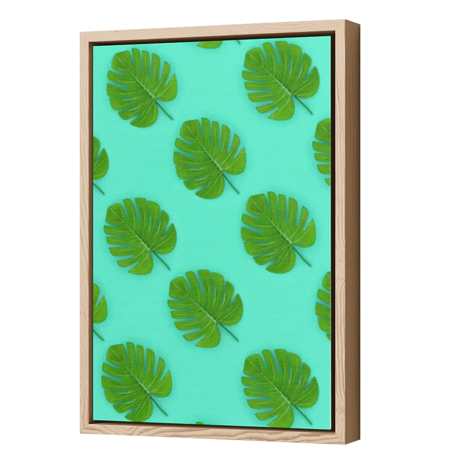 Thumbnail for Canvas - Wood Grain Floating Frame