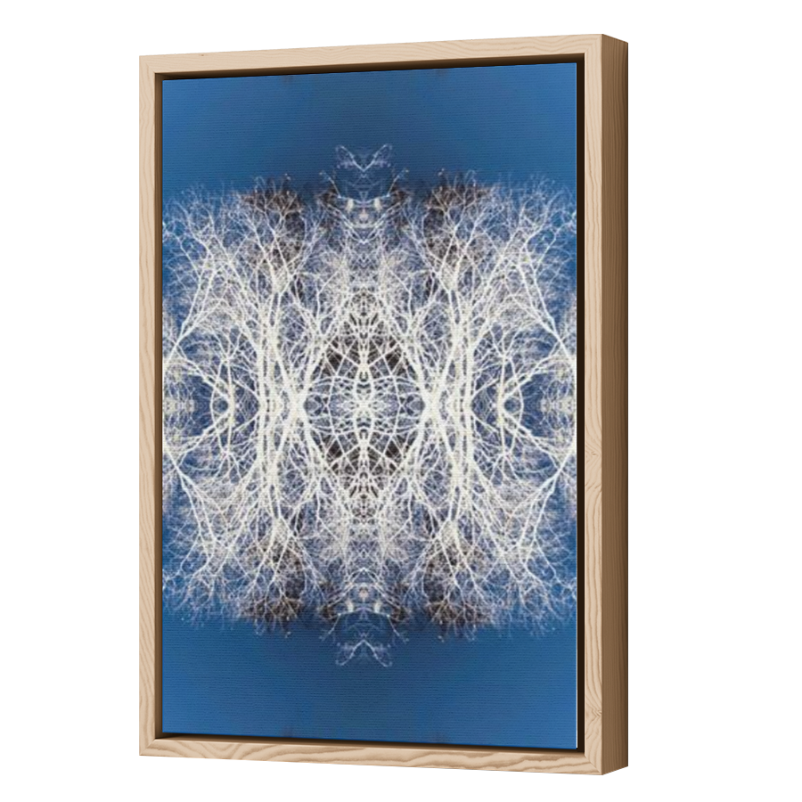 Thumbnail for Canvas - Wood Grain Floating Frame