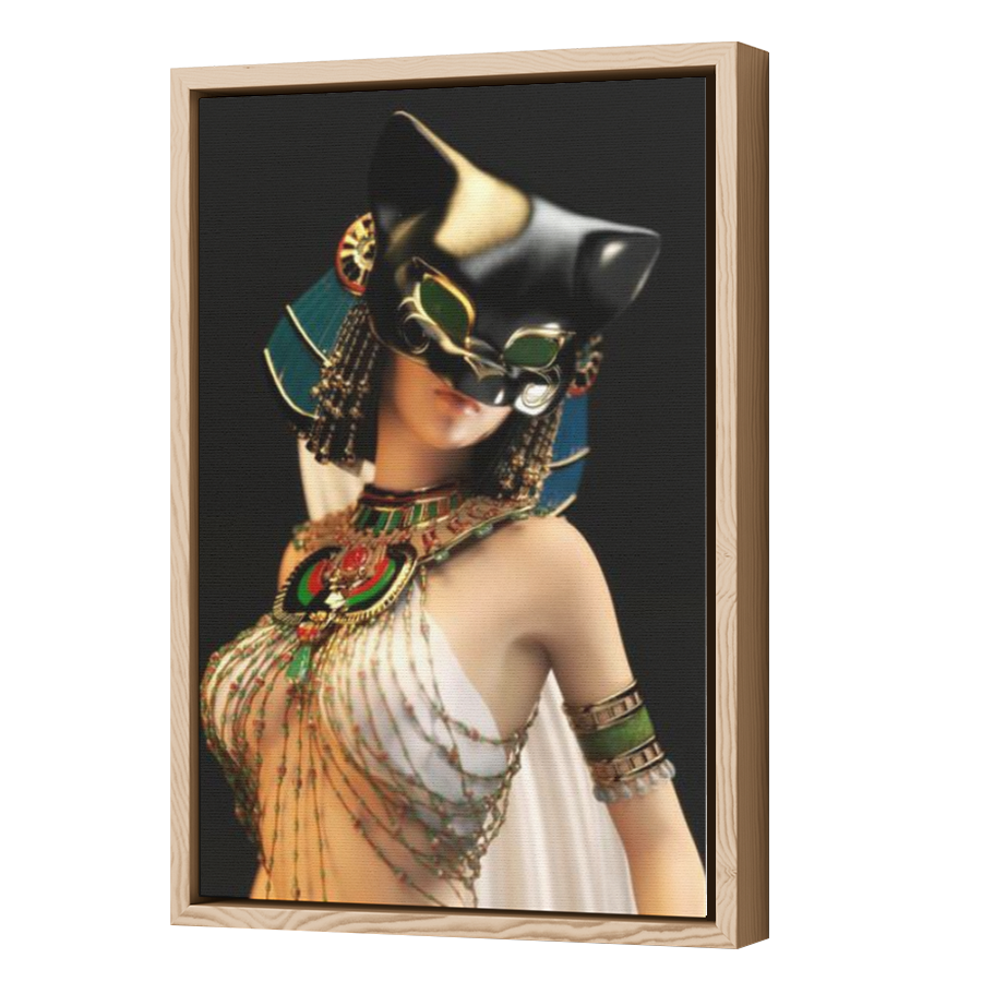 Thumbnail for Canvas - Wood Grain Floating Frame