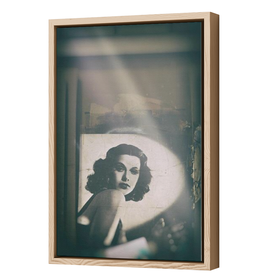 Thumbnail for Canvas - Wood Grain Floating Frame