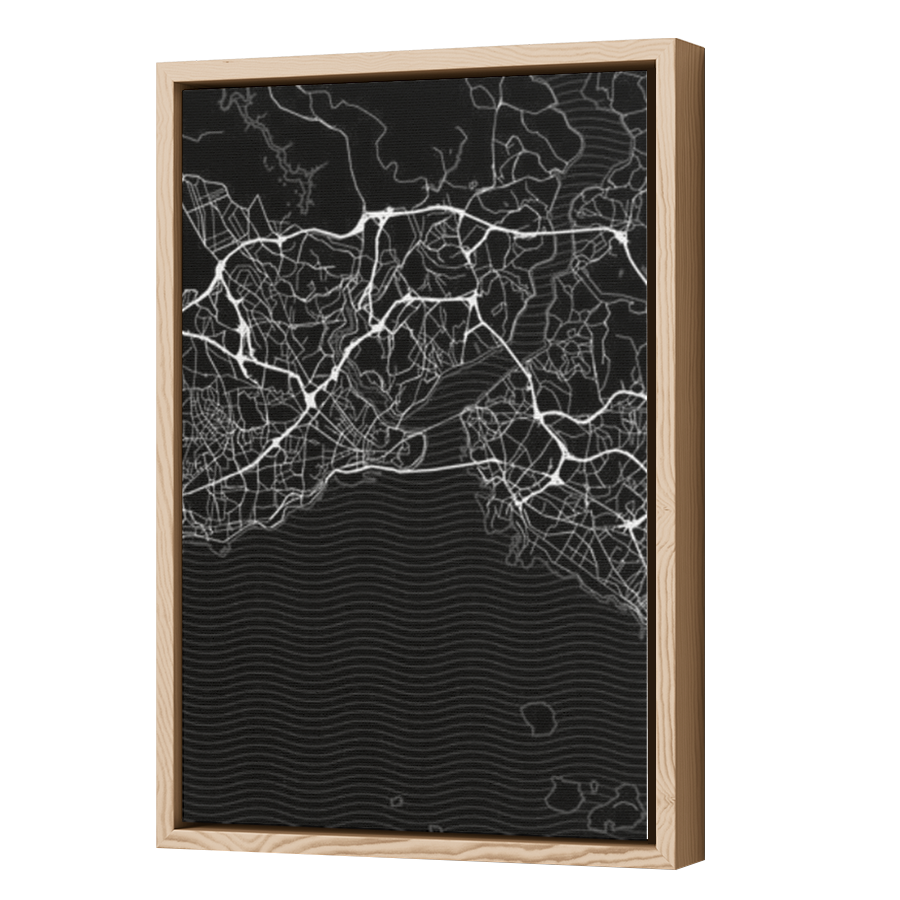 Thumbnail for Canvas - Wood Grain Floating Frame