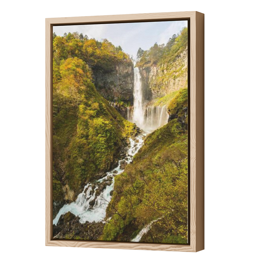 Thumbnail for Canvas - Wood Grain Floating Frame