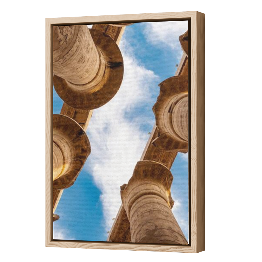 Thumbnail for Canvas - Wood Grain Floating Frame