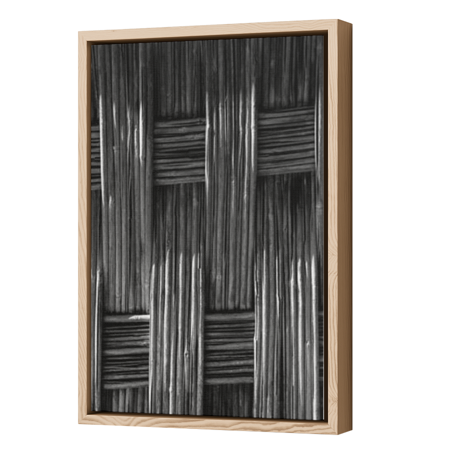 Thumbnail for Canvas - Wood Grain Floating Frame
