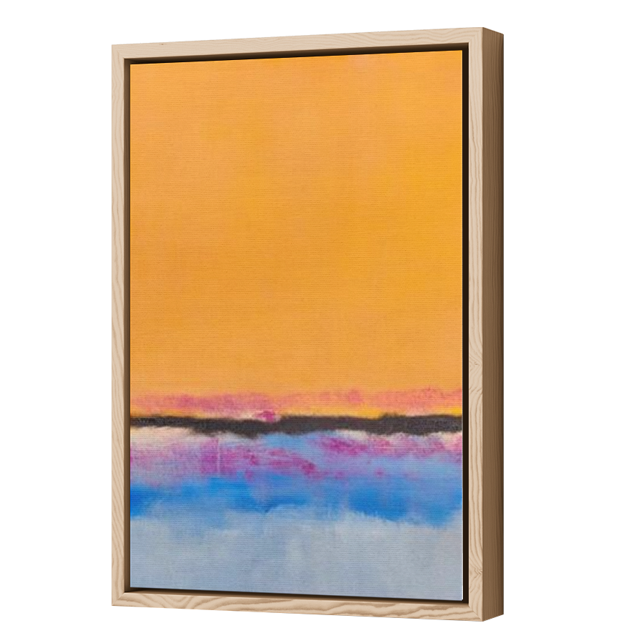 Thumbnail for Canvas - Wood Grain Floating Frame