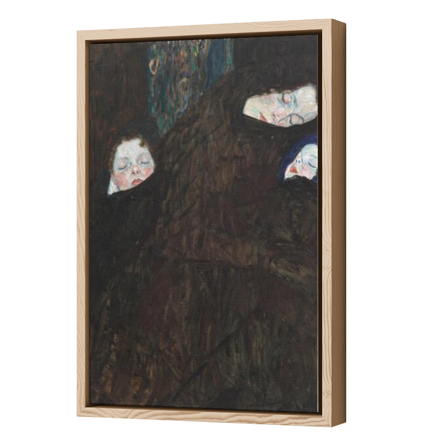 Thumbnail for Canvas - Wood Grain Floating Frame