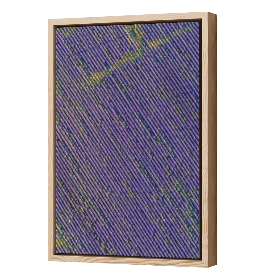 Thumbnail for Canvas - Wood Grain Floating Frame