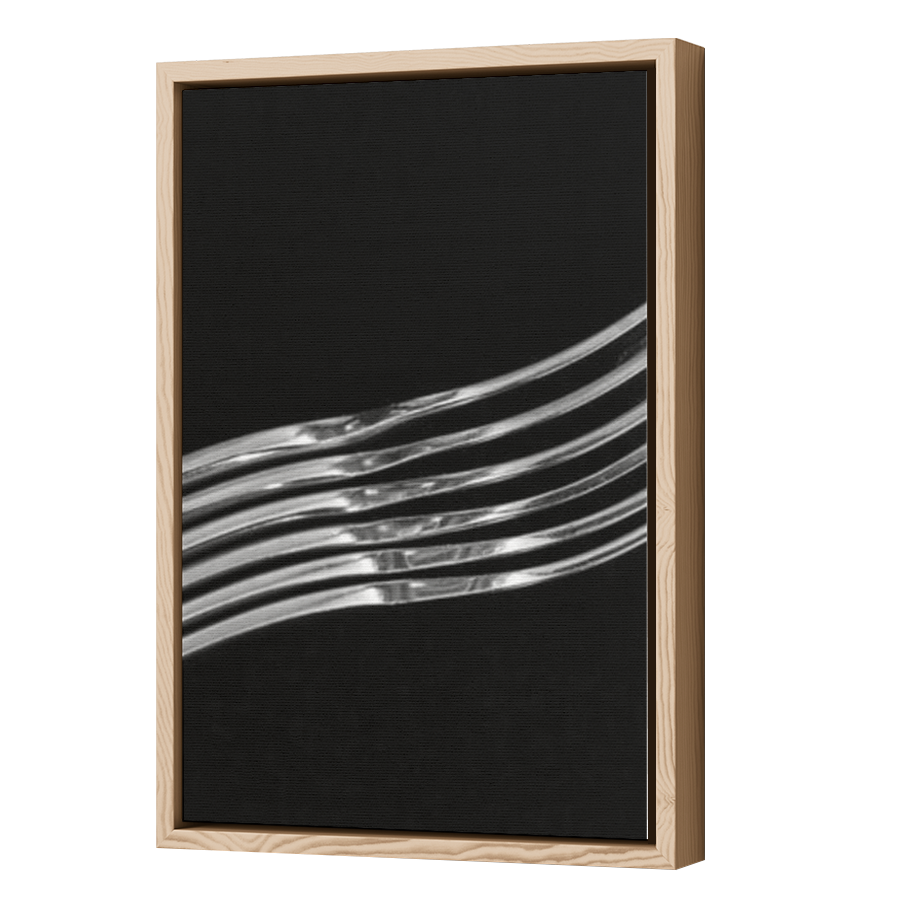 Thumbnail for Canvas - Wood Grain Floating Frame