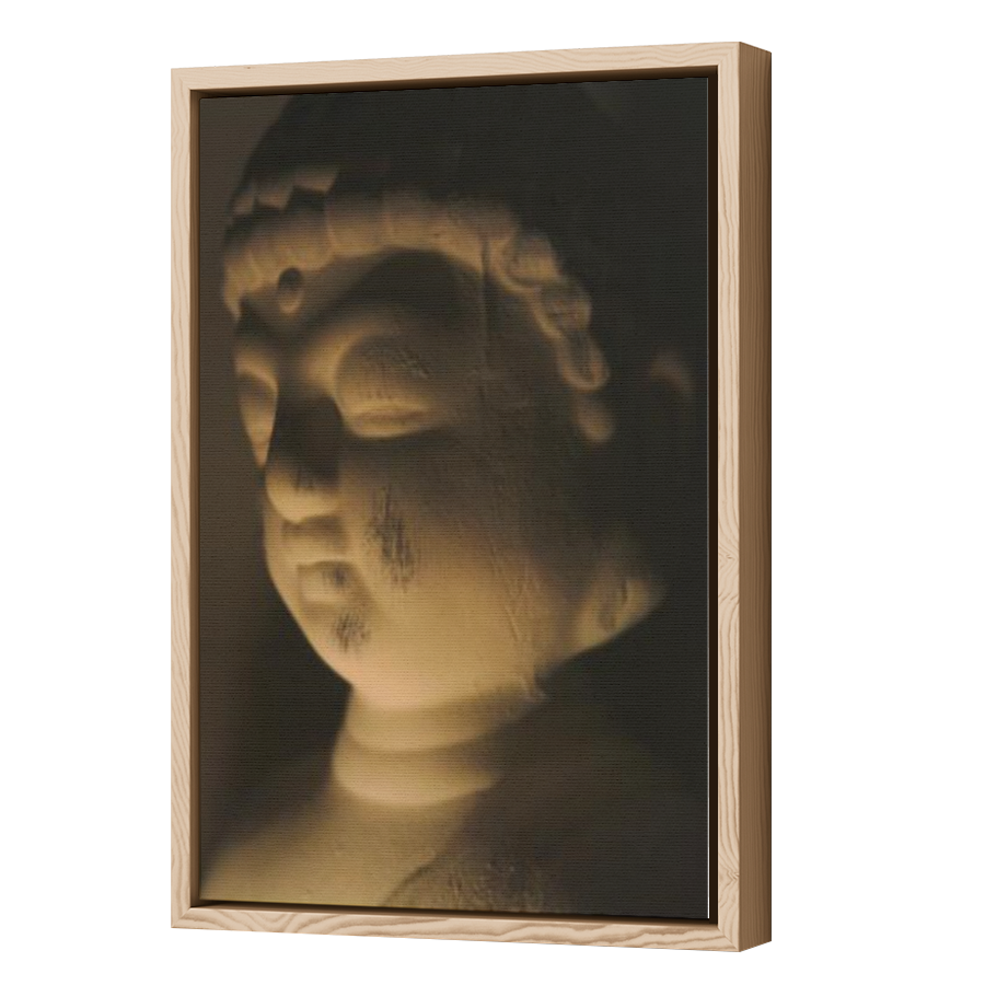 Thumbnail for Canvas - Wood Grain Floating Frame