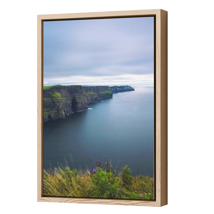 Thumbnail for Canvas - Wood Grain Floating Frame