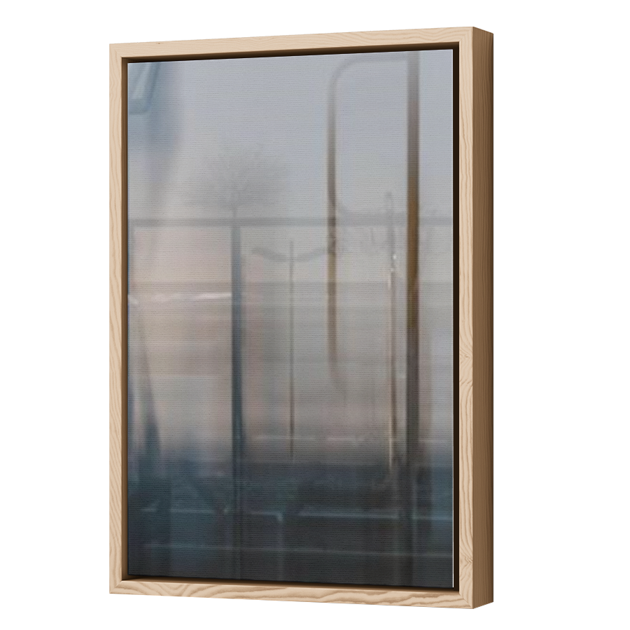 Thumbnail for Canvas - Wood Grain Floating Frame