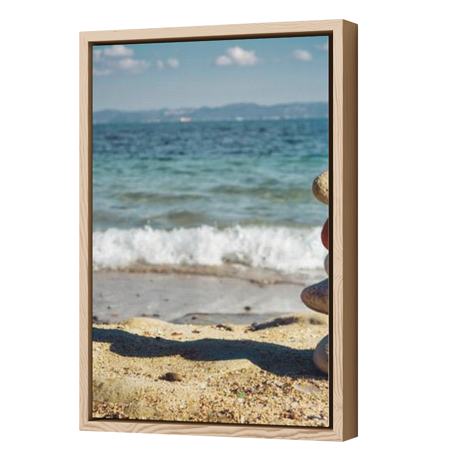Thumbnail for Canvas - Wood Grain Floating Frame