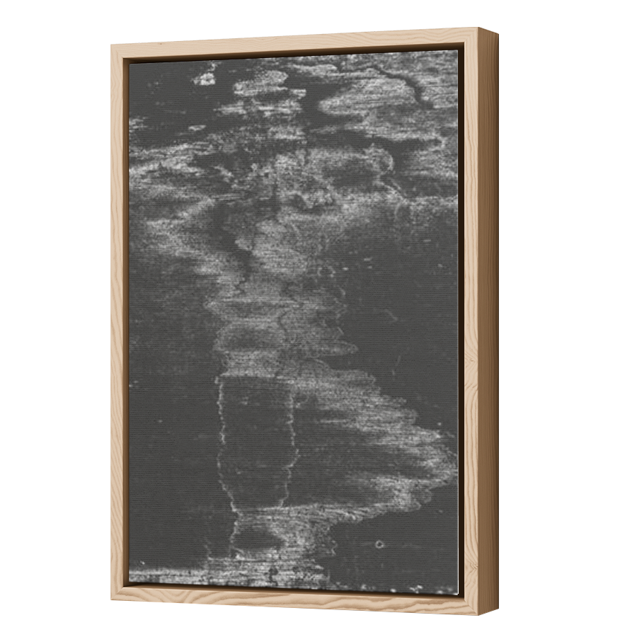 Thumbnail for Canvas - Wood Grain Floating Frame