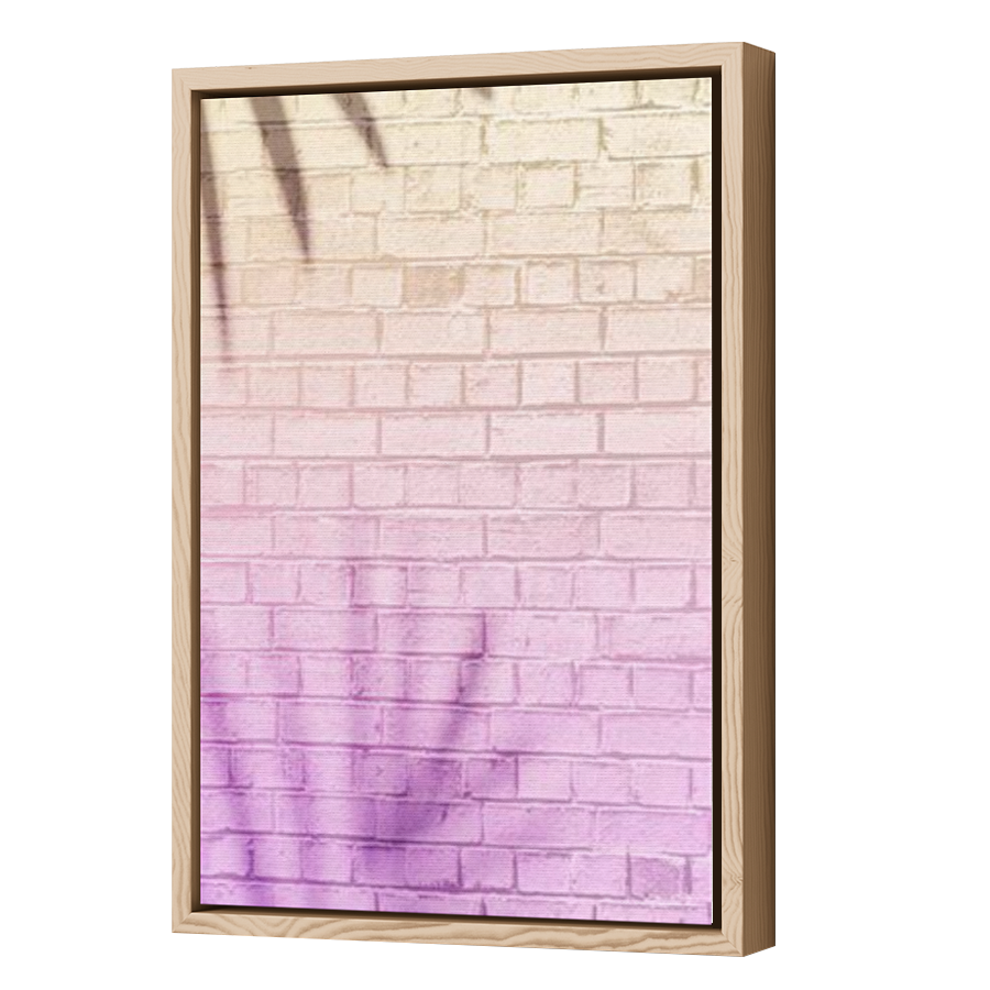 Thumbnail for Canvas - Wood Grain Floating Frame