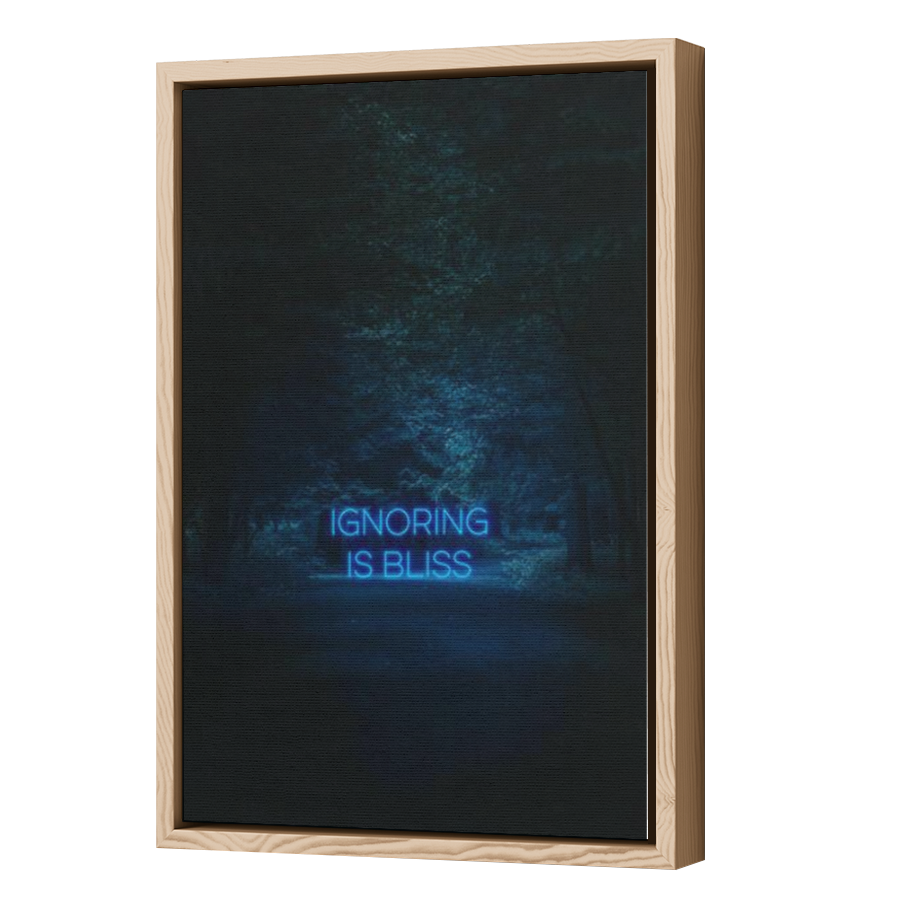 Thumbnail for Canvas - Wood Grain Floating Frame