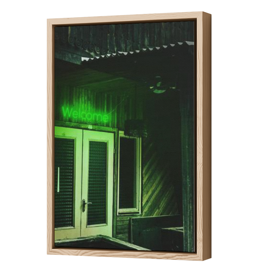 Thumbnail for Canvas - Wood Grain Floating Frame