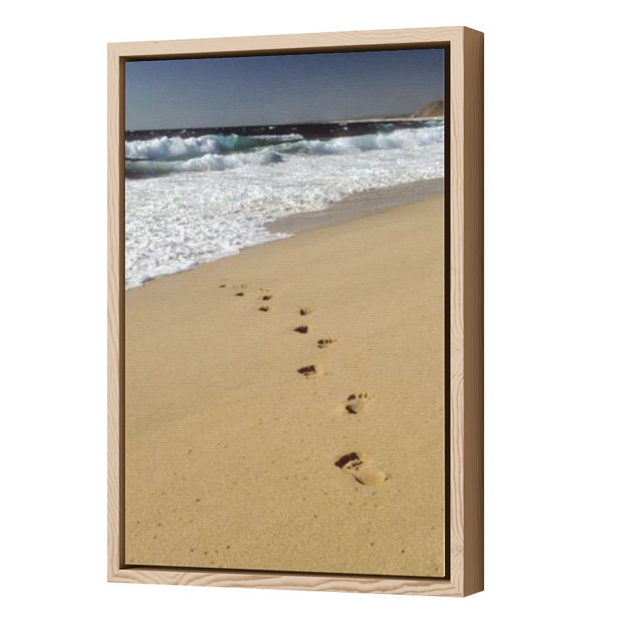 Thumbnail for Canvas - Wood Grain Floating Frame