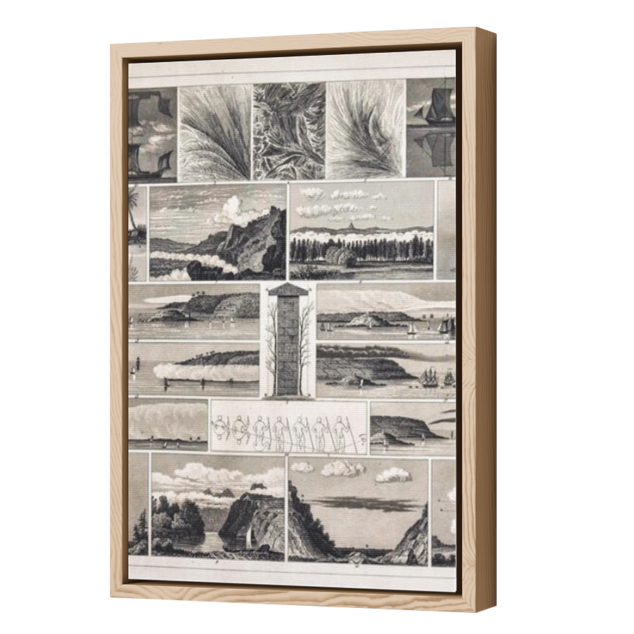 Thumbnail for Canvas - Wood Grain Floating Frame