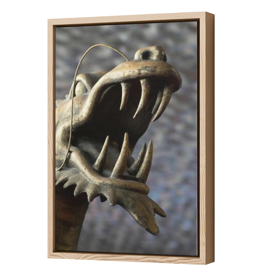 Thumbnail for Canvas - Wood Grain Floating Frame