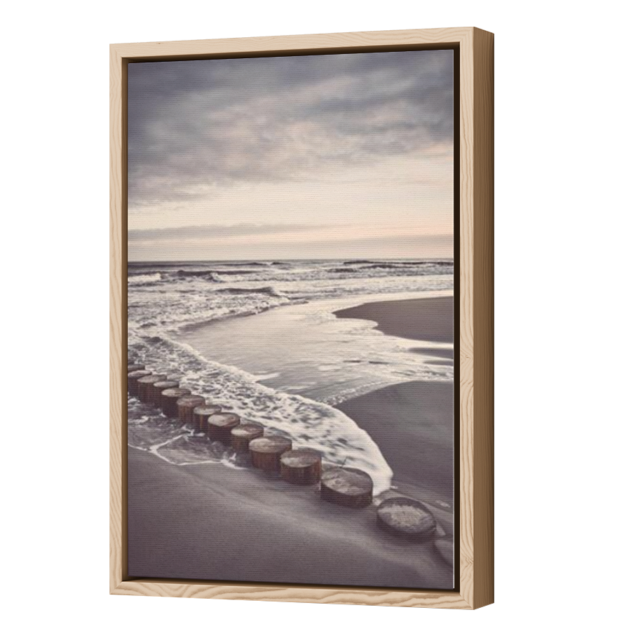 Thumbnail for Canvas - Wood Grain Floating Frame
