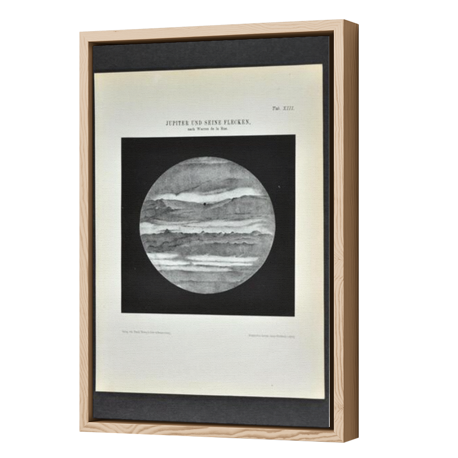 Thumbnail for Canvas - Wood Grain Floating Frame