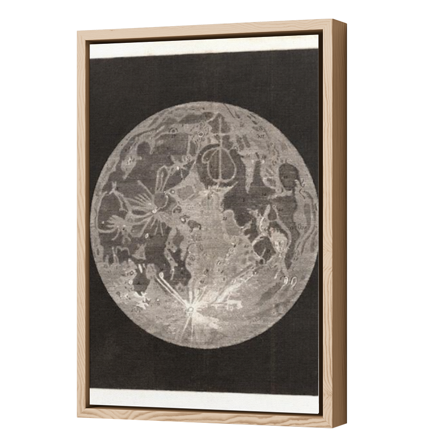 Thumbnail for Canvas - Wood Grain Floating Frame