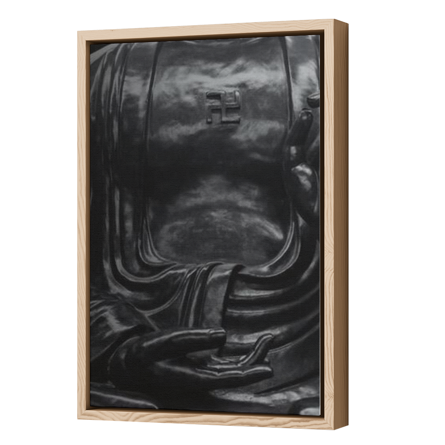 Thumbnail for Canvas - Wood Grain Floating Frame