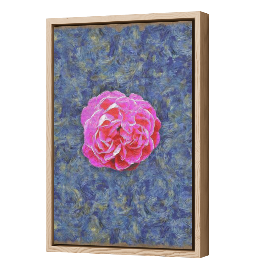 Thumbnail for Canvas - Wood Grain Floating Frame