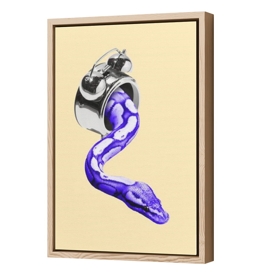 Thumbnail for Canvas - Wood Grain Floating Frame