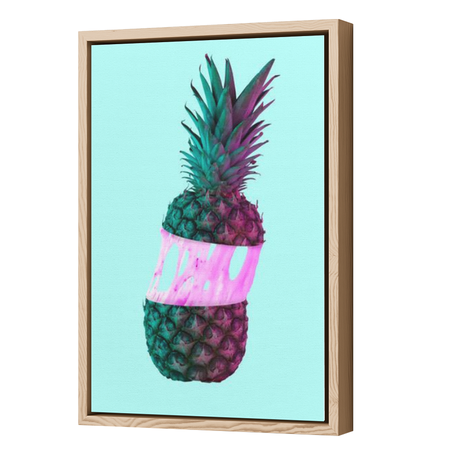 Thumbnail for Canvas - Wood Grain Floating Frame