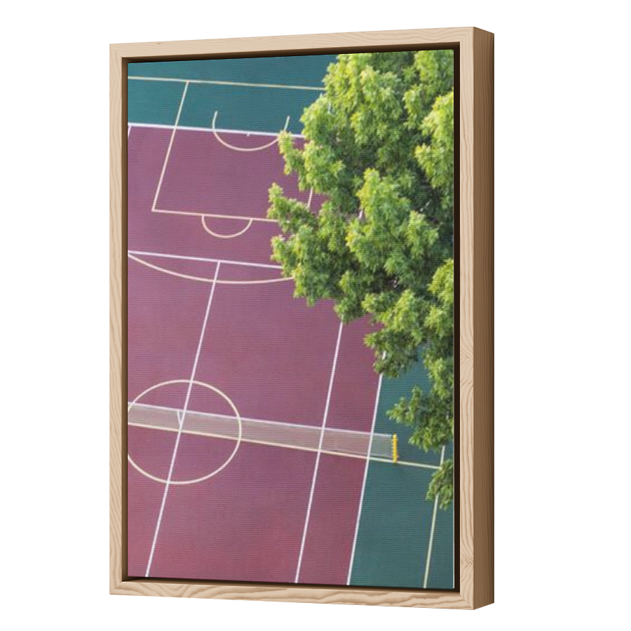Thumbnail for Canvas - Wood Grain Floating Frame