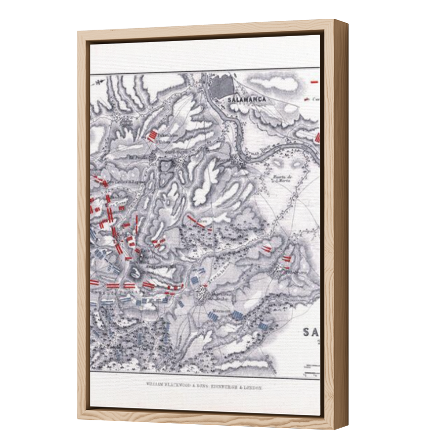 Thumbnail for Canvas - Wood Grain Floating Frame