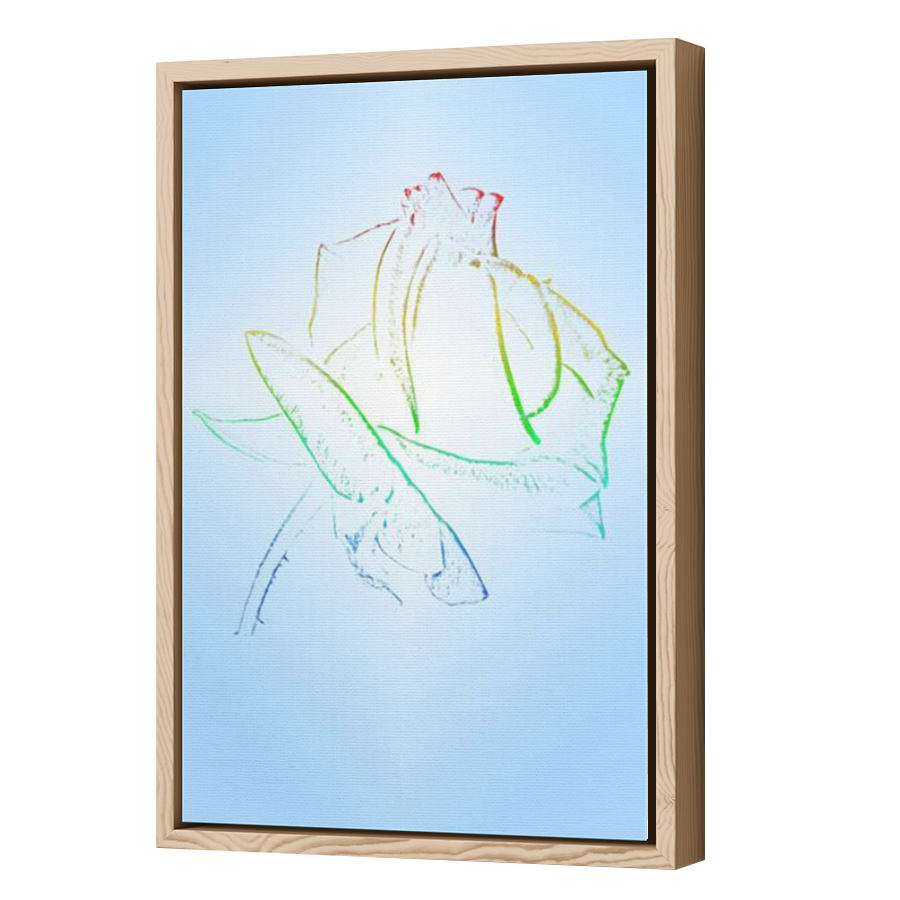 Thumbnail for Canvas - Wood Grain Floating Frame