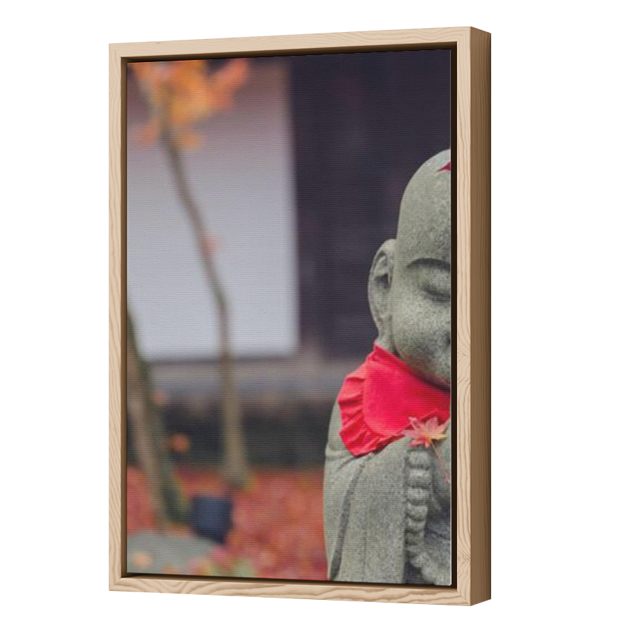 Thumbnail for Canvas - Wood Grain Floating Frame