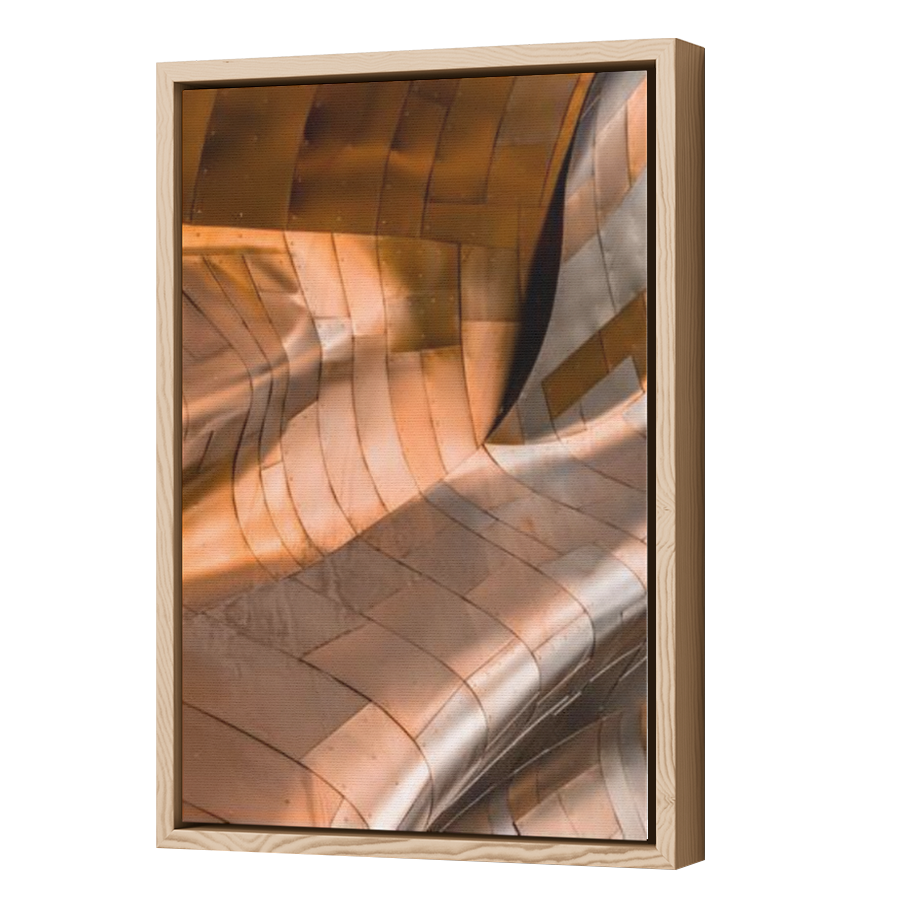 Thumbnail for Canvas - Wood Grain Floating Frame