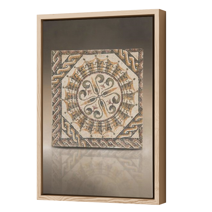 Thumbnail for Canvas - Wood Grain Floating Frame