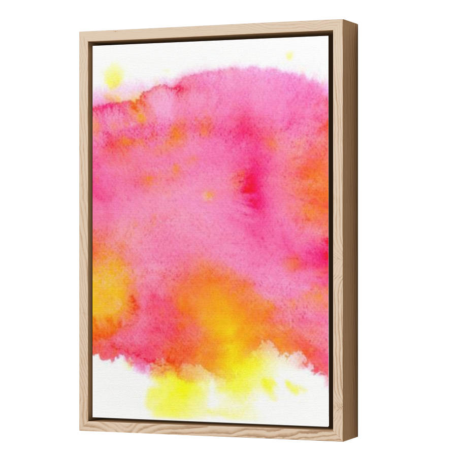 Thumbnail for Canvas - Wood Grain Floating Frame