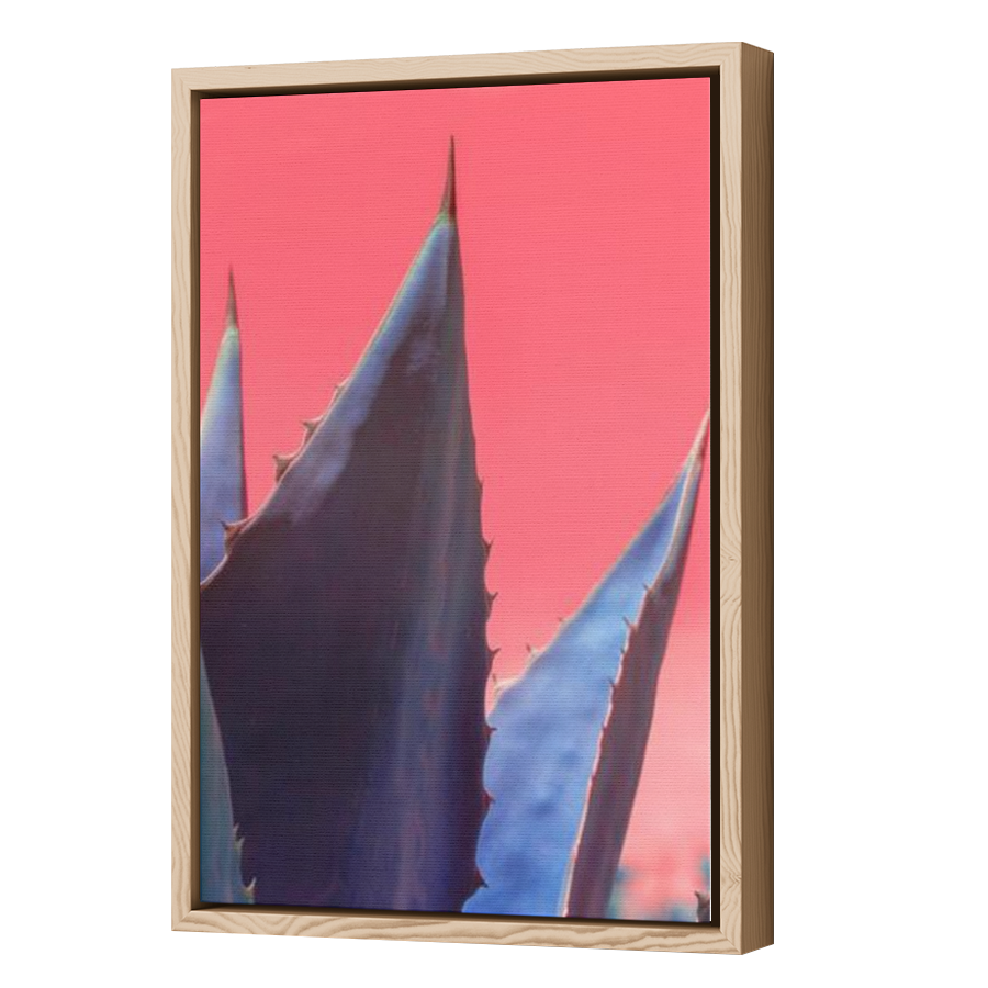 Thumbnail for Canvas - Wood Grain Floating Frame