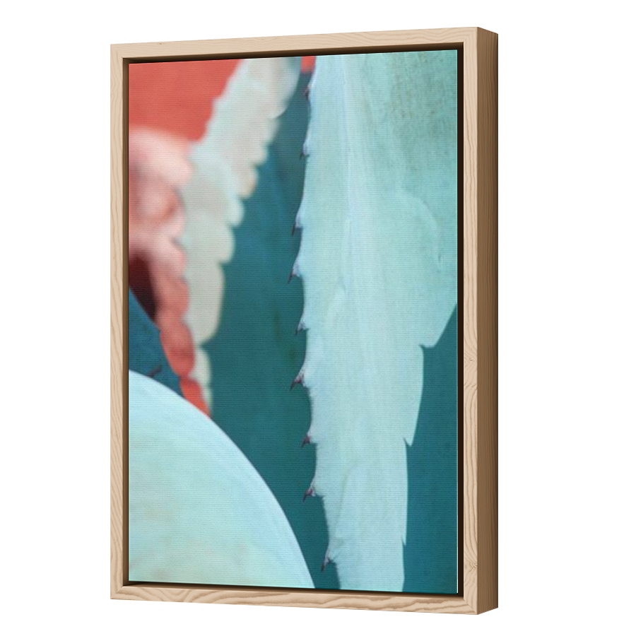 Thumbnail for Canvas - Wood Grain Floating Frame