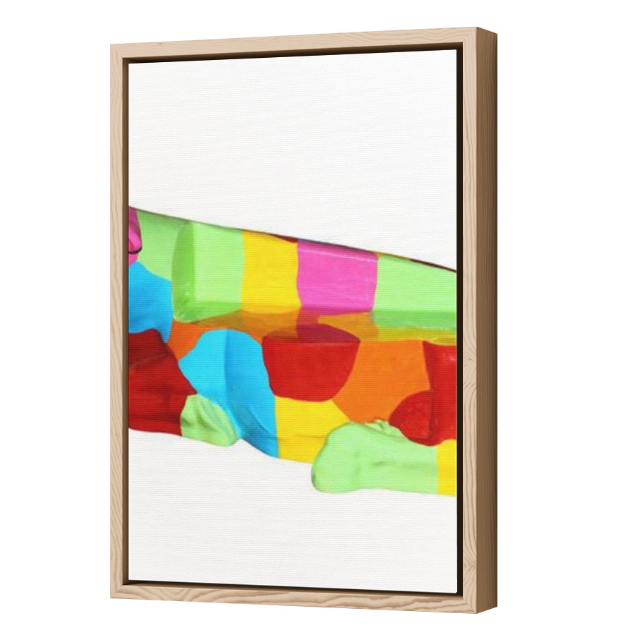 Thumbnail for Canvas - Wood Grain Floating Frame