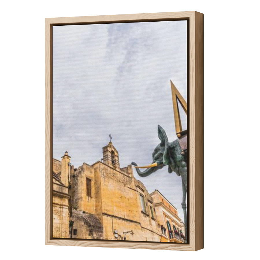 Thumbnail for Canvas - Wood Grain Floating Frame