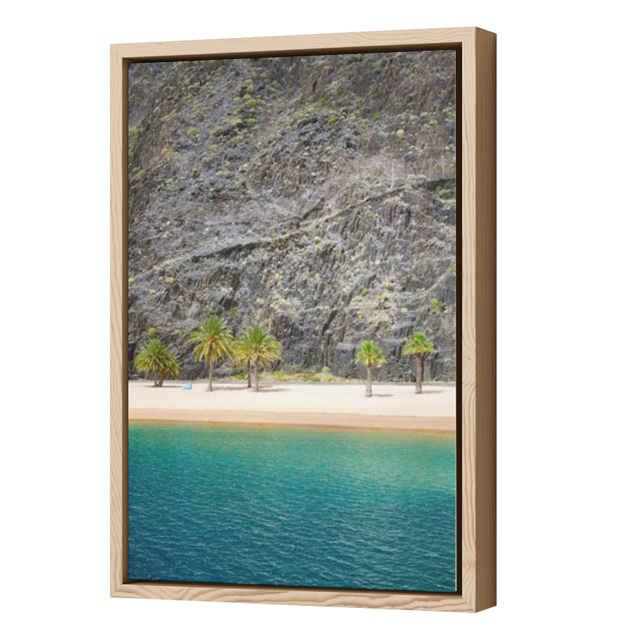 Thumbnail for Canvas - Wood Grain Floating Frame