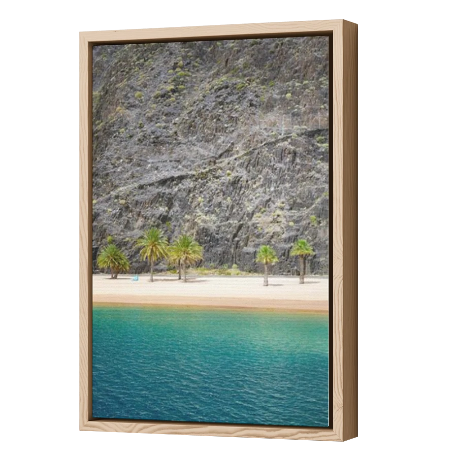 Thumbnail for Canvas - Wood Grain Floating Frame