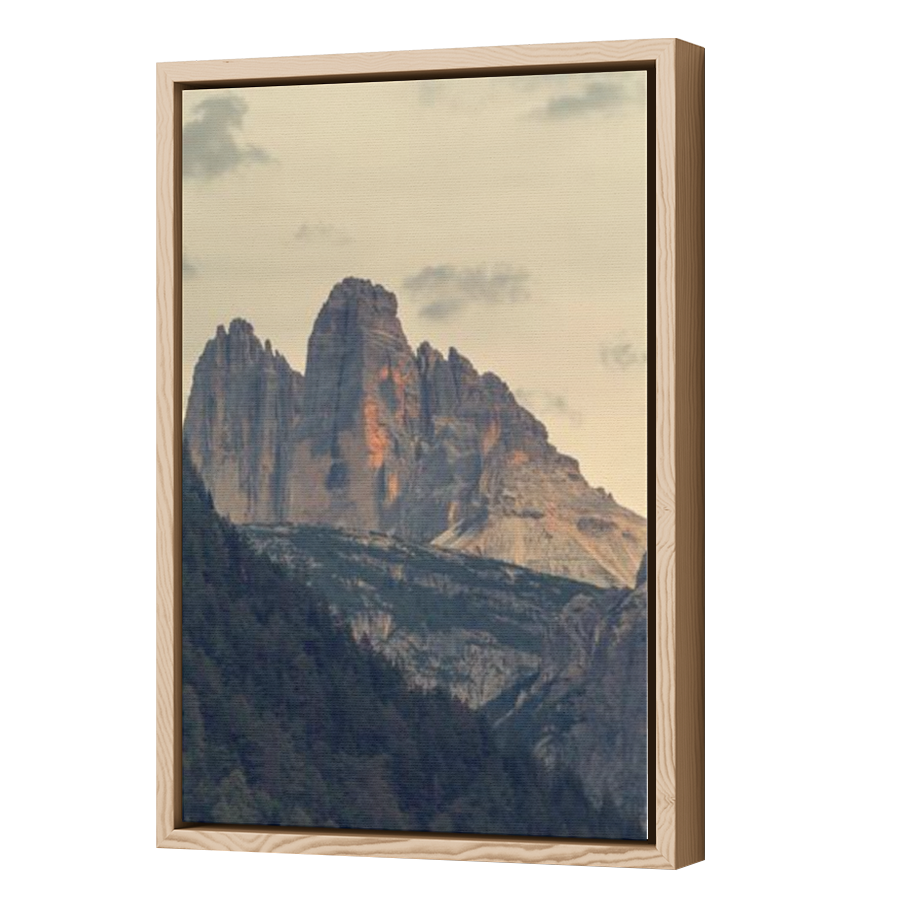 Thumbnail for Canvas - Wood Grain Floating Frame