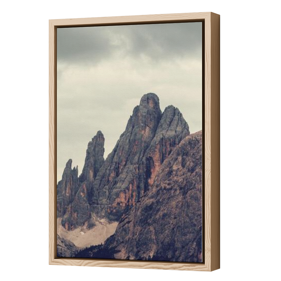 Thumbnail for Canvas - Wood Grain Floating Frame