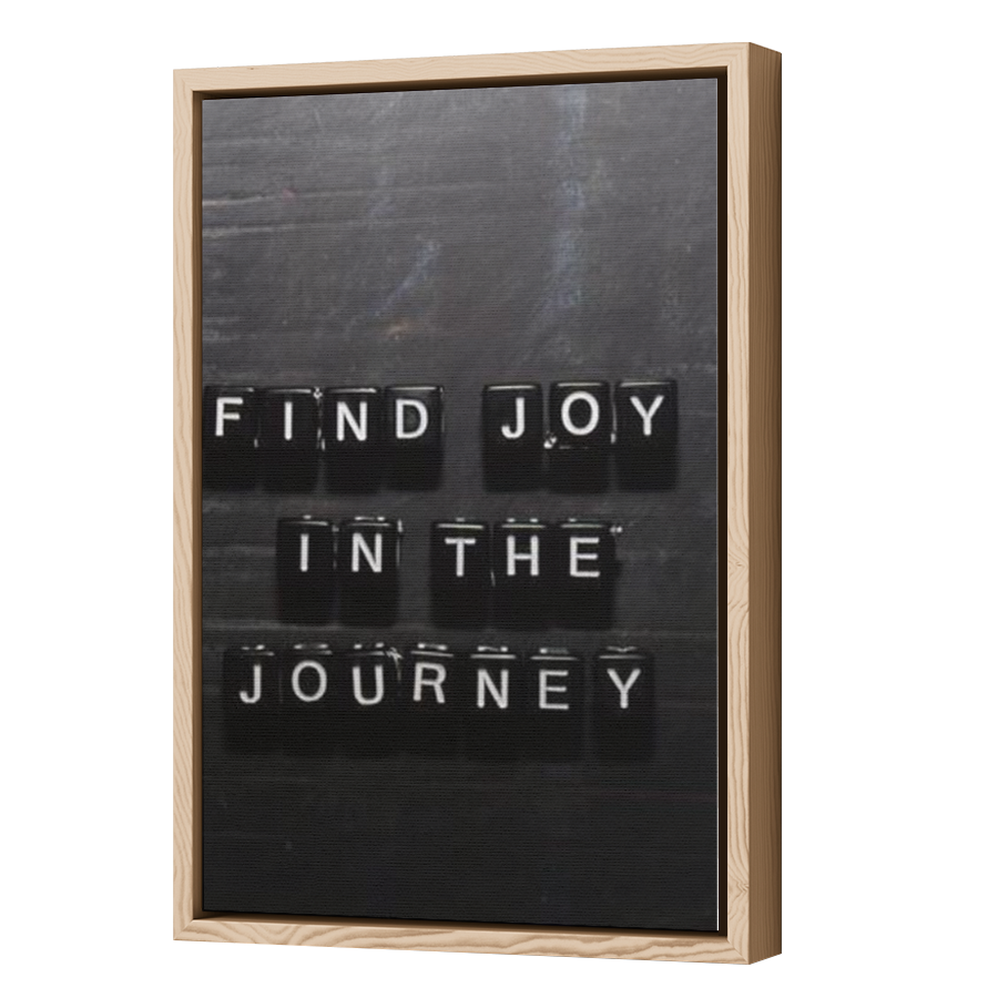 Thumbnail for Canvas - Wood Grain Floating Frame