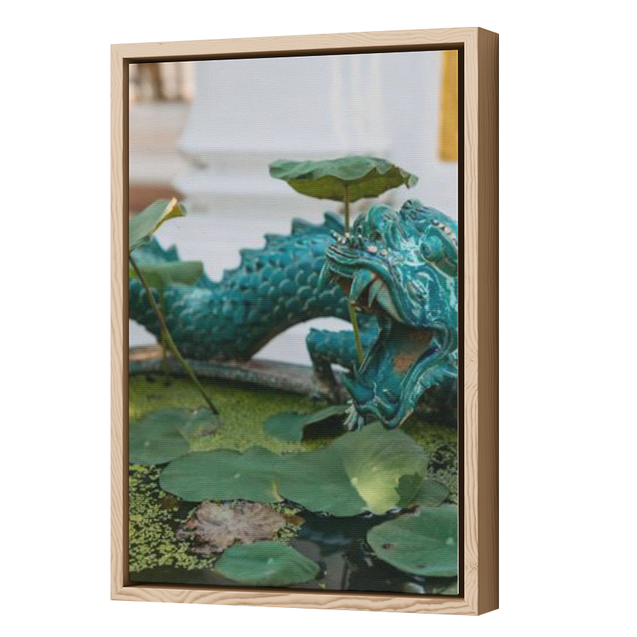 Thumbnail for Canvas - Wood Grain Floating Frame