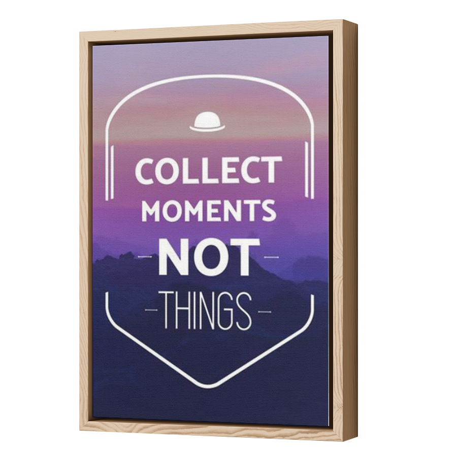 Thumbnail for Canvas - Wood Grain Floating Frame