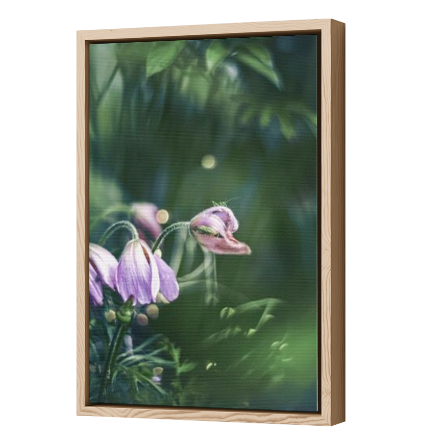 Thumbnail for Canvas - Wood Grain Floating Frame