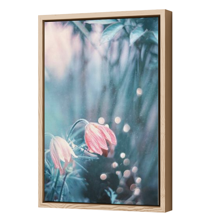 Thumbnail for Canvas - Wood Grain Floating Frame
